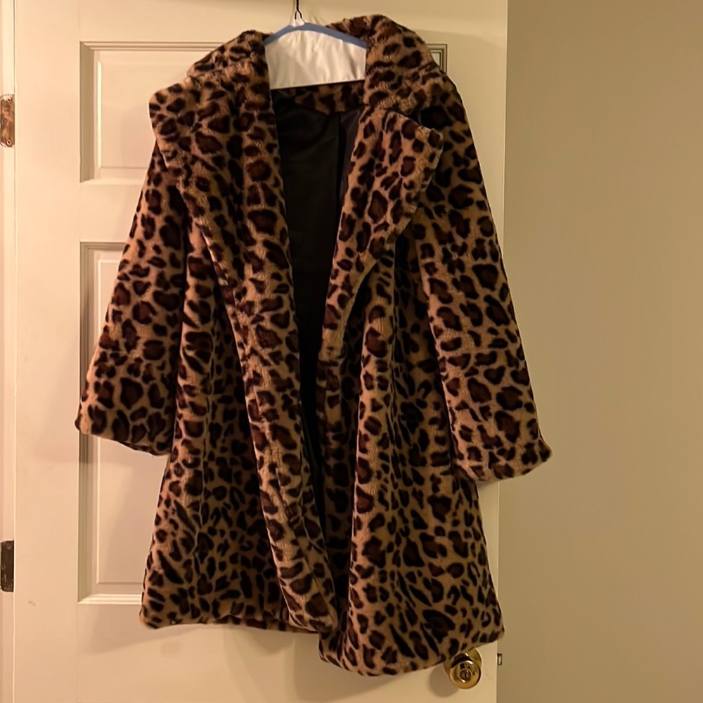 Leopard Print Coat